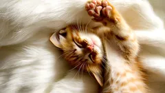 Wat zegt de slaappositie van je kat? Ontdek het geheime leven van je huisdier